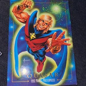 MARVEL MASTERPIECES 1992 Quasar Trading Card